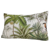 Macey &amp; Moore Macaw RocoColonial Rectangular Velvet Cushion