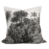 Macey &amp; Moore Java RocoColonial Square Velvet Cushion