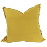 Macey &amp; Moore Fringed Hazelhurst French Linen Cushion