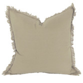 Macey &amp; Moore Fringed Hazelhurst French Linen Cushion