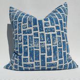Macey &amp; Moore Artisan Block Printed Relic French Linen Cushion