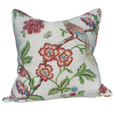 Macey &amp; Moore Bush Delight Designer Fabric by JACLYN SMITH Linen-Blend Cushion