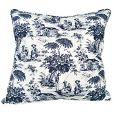Macey &amp; Moore Cultiver Toile de Jouy Cotton Cushion