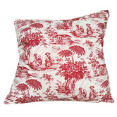 Macey &amp; Moore Cultiver Toile de Jouy Cotton Cushion