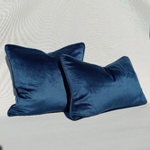 Macey &amp; Moore The Boulevarde Luxe Velvet Rectangular Cushion