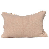 Macey &amp; Moore Matera Rectangular Stonewashed French Linen Cushion