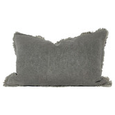 Macey &amp; Moore Matera Rectangular Stonewashed French Linen Cushion