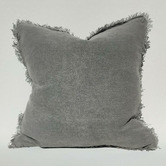 Macey &amp; Moore Matera Stonewashed French Linen Cushion