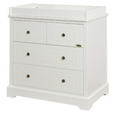 Project Kindy Furniture White Juno 4 Drawer Change Table