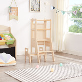 Project Kindy Furniture 2 Piece Charlotte Learning Tower &amp; Step Stool Set