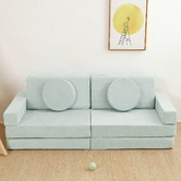 Project Kindy Furniture 10 Piece All 4 Kids Wyatt Modular Play Sofa Set