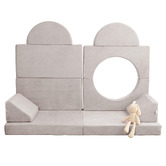Project Kindy Furniture 10 Piece All 4 Kids Brooks Modular Play Sofa Set