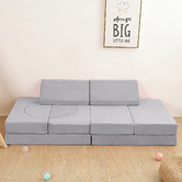 Project Kindy Furniture 10 Piece All 4 Kids Brooks Modular Play Sofa Set