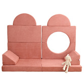 Project Kindy Furniture 10 Piece All 4 Kids Brooks Modular Play Sofa Set