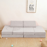 Project Kindy Furniture 10 Piece All 4 Kids Brooks Modular Play Sofa Set