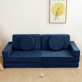 Project Kindy Furniture 10 Piece All 4 Kids Wyatt Modular Play Sofa Set