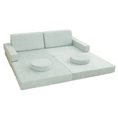 Project Kindy Furniture 10 Piece All 4 Kids Wyatt Modular Play Sofa Set