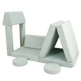 Project Kindy Furniture 10 Piece All 4 Kids Wyatt Modular Play Sofa Set