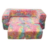 Project Kindy Furniture All 4 Kids 4 Piece Amin Modular Sofa