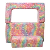 Project Kindy Furniture All 4 Kids 4 Piece Amin Modular Sofa