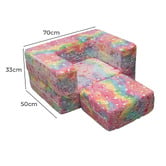 Project Kindy Furniture All 4 Kids 3 Piece Amin Modular Armchair