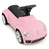 Project Kindy Furniture Pink Volkswagen Beetle Ride-On Car