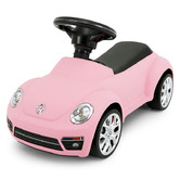 Project Kindy Furniture Pink Volkswagen Beetle Ride-On Car