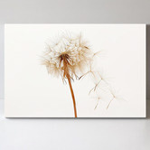 Lotus &amp; Fawn Dandelion I Canvas Wall Art