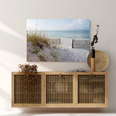 Lotus &amp; Fawn Cool Breeze By The Beach Stretched Canvas Wall Art