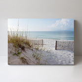 Lotus &amp; Fawn Cool Breeze By The Beach Stretched Canvas Wall Art