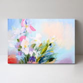 Lotus &amp; Fawn Angelic Blooms Stretched Canvas Wall Art