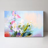 Lotus &amp; Fawn Angelic Blooms Stretched Canvas Wall Art