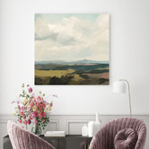 Lotus &amp; Fawn West Country Stretched Canvas Wall Art