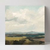 Lotus &amp; Fawn West Country Stretched Canvas Wall Art
