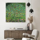 Lotus&fawn Apple Tree By Gustav Klimt Stretched Canvas Wall Art 