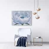 Lotus &amp; Fawn Gentle Bloom Stretched Canvas Wall Art