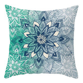 Palatial Designs 4 Piece Aqua Turquoise Microfibre Cushion Covers