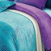 Palatial Designs Turquoise Aqua Luxton Quilt Cover Set