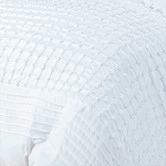 Palatial Designs White Cossette Quilt Cover Set