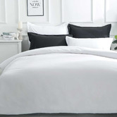 Palatial Designs White Samia Quilt Cover Set