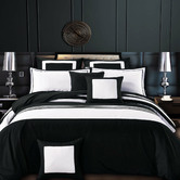 Palatial Designs Striped Rossier Quilt Cover Set