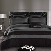 Palatial Designs Striped Iena Quilt Cover Set