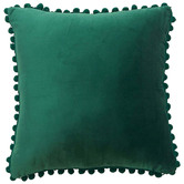 Palatial Designs Pom Pom Velvet Cushion Cover