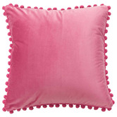 Palatial Designs Pom Pom Velvet Cushion Cover