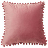 Luxton Pom Pom Velvet Cushion Cover