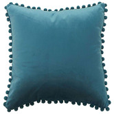 Palatial Designs Pom Pom Velvet Cushion Cover
