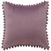 Palatial Designs Pom Pom Velvet Cushion Cover