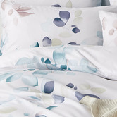 Palatial Designs Elia Leaf Microfibre Quilt Cover Set
