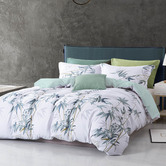 Luxton Chad Bamboo Leaf Microfibre Quilt Cover Set | Temple & Webster