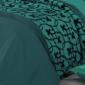 Palatial Designs Lyde Flocking Microfibre Quilt Cover Set